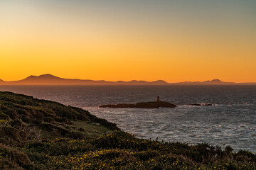 Sunrise aorund the Rhoscolyn healand Isle of Anglesey