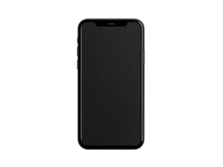 Empty smartphone screen Generative AI