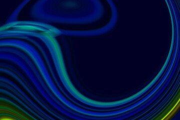 2d illustration Abstract futuristic electronic circuit technology background