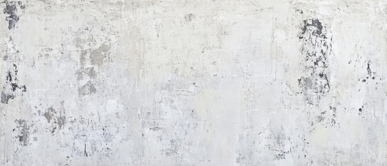 Concrete wall texture with scratches and stains, grunge surface background for design, industrial aesthetic, wall decor, construction material.