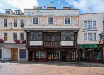 View of Canterbury, a small town in southeast England