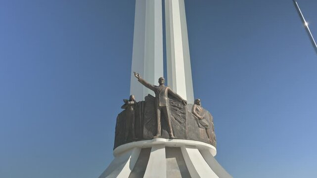 Ataturk Memorial Statue Scroll Video