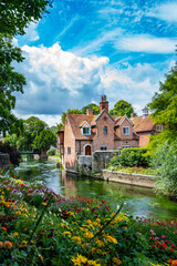 Obraz premium View of Canterbury, a small town in southeast England