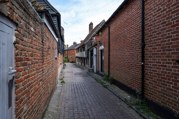 View of Canterbury, a small town in southeast England