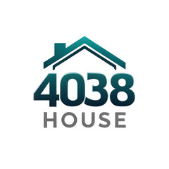 House logo isolated on transparent background  
