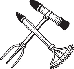 Aerator Rustic Tool for Gardening