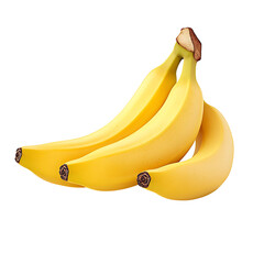 Banana on Transparent Background