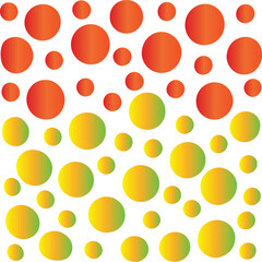 Color Seamless polka dot pattern. Colored repeat dots background for Your design.eps