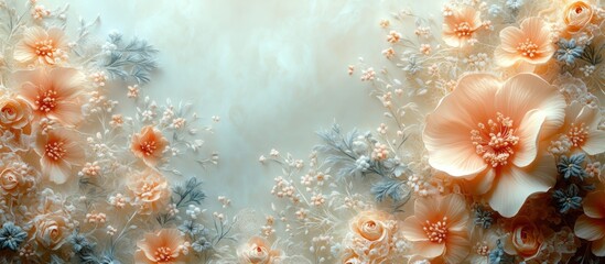 Delicate Floral Arrangement with Pastel Colors.