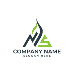 Unique NES lettermark with an integrated flame, symbolizing innovation and energy. Ideal for tech startups, energy industry, gaming companies, or creative agencies. Clean, minimalist vector.