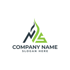 Unique NES lettermark with an integrated flame, symbolizing innovation and energy. Ideal for tech startups, energy industry, gaming companies, or creative agencies. Clean, minimalist vector.