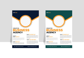 Modern Simple Minimalistic Creative Business Flyer Layout Template Design, modern business flyer template, abstract business flyer and creative design,