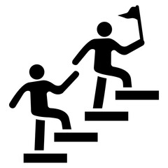 Leadership Glyph Icon