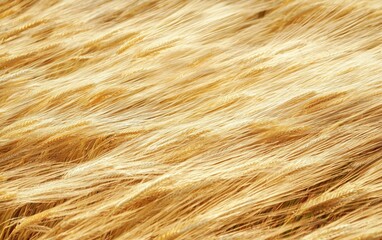 Fototapeta premium Professional stock photo of a Golden Wheat Field Swaying in the Wind