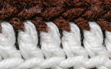 close up of yarn