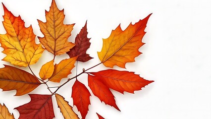 Autumn Leaves: Orange, Red, and Yellow Foliage