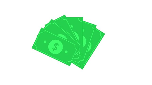 lots of money animation