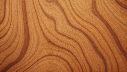 Obraz premium Textura de madera con líneas curvas, paleta de colores marrones, luz natural, primer plano, diseño abstracto, superficie lisa, patrón orgánico, composición minimalista, tonos cálidos, grano detallado