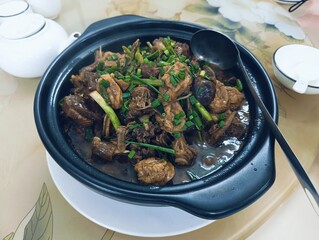 Braised Chicken with Mushrooms