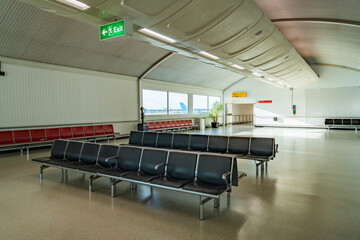 Heathrow Airport departure lounge
