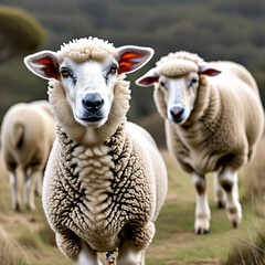 sheep on a farm