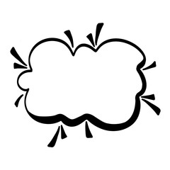 illustration of an bubble speech