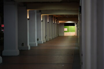 corridor in a hotel