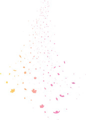 Design of sakura petals falling