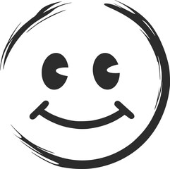 Design of funny happy face