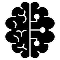 Brain Glyph Icon