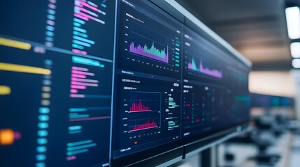Digital Factory Management Dashboard with Process Optimization Data
