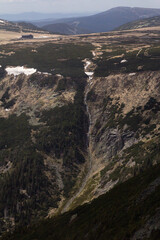 Stunning panoramic views from Sněžka, the highest peak in the Czech Republic