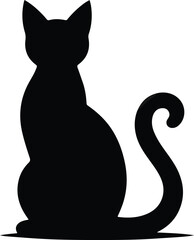 cat vector silhouettes