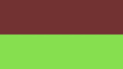 Simple color gradient, maroon and lime green