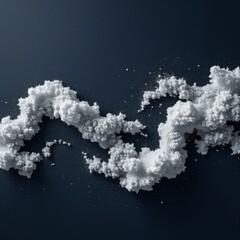 Abstract clouds on dark background