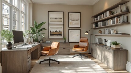 Modern Home Office Interior