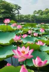 pink lotus flower