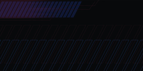 Abstract blue banner design vector, dynamic sporty horizontal background template for media promotion