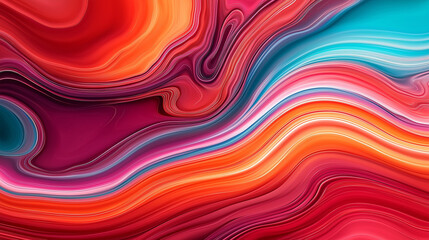 Abstract Flowing Colors: A vibrant and dynamic composition of swirling, flowing colors creates a sense of movement and energy, evoking a feeling of modern art.