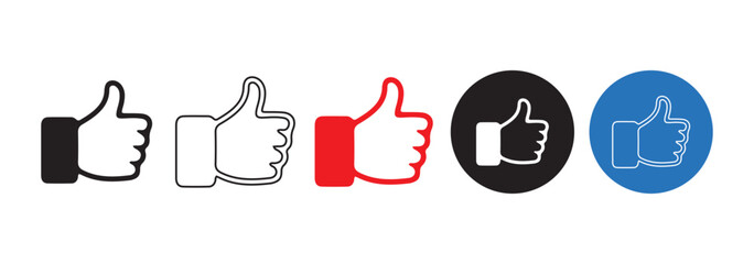 Unique style like vector modern icon. Like icon