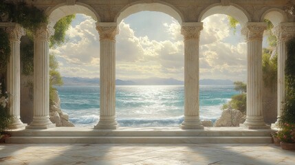 Ancient Porch Ocean View