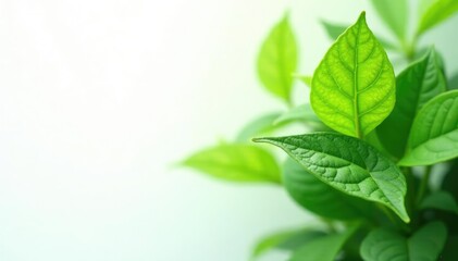 Blanco y verde hoja de helecho en fondo blanco, helecho, blanco, plantas