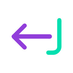 Colorful abstract design featuring arrows and shapes, dynamic motion