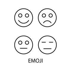 emoji icons  symbol vector elements for infographic web