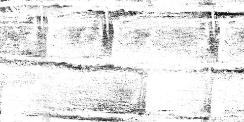 Abstract background with white and black grunge retro texture of the brick dust wall design. dust overlay distress grainy grungy effect. white paper texture. white rusty concrete cracks wall texture.