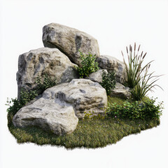 rocks in the forest