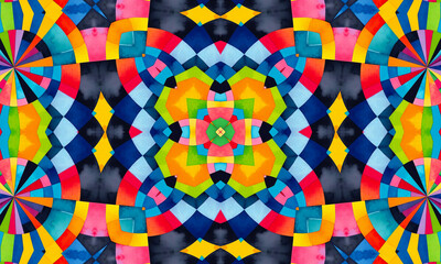 Bright multicolor background with abstract pattern