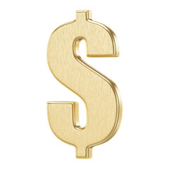 Dollar Symbol Sign 3D Render