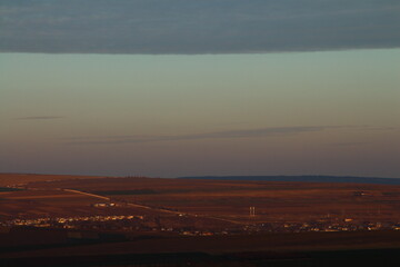 A city in the distance