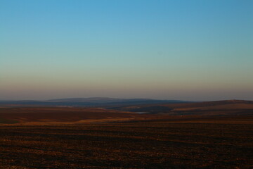 A landscape with a sign